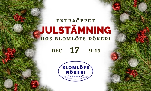 Julstämning Blomlöfs Rökeri 17 december