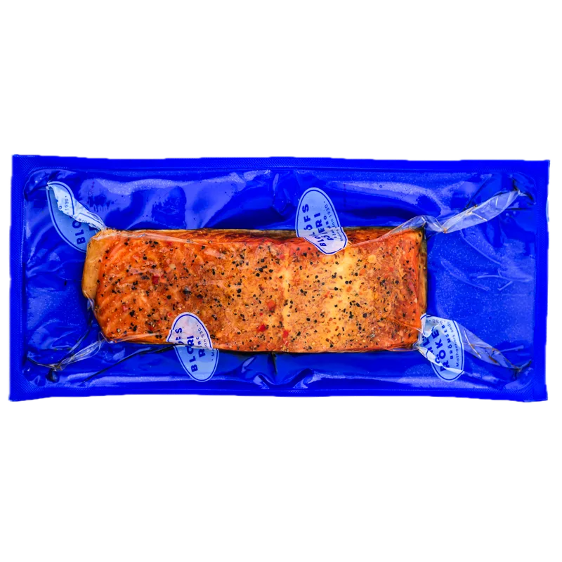Varmrökt lax enkelfilé Citronpeppar